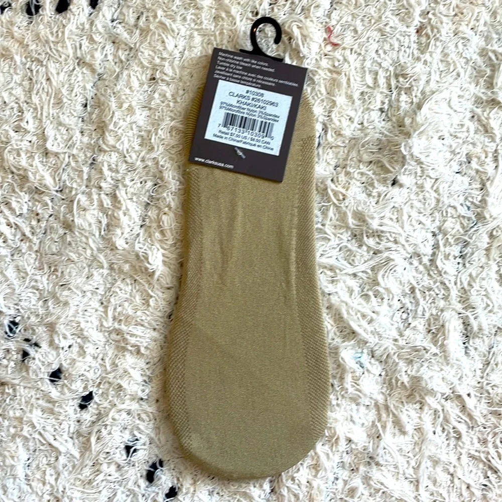Clarks No Show Microfiber nylon socks